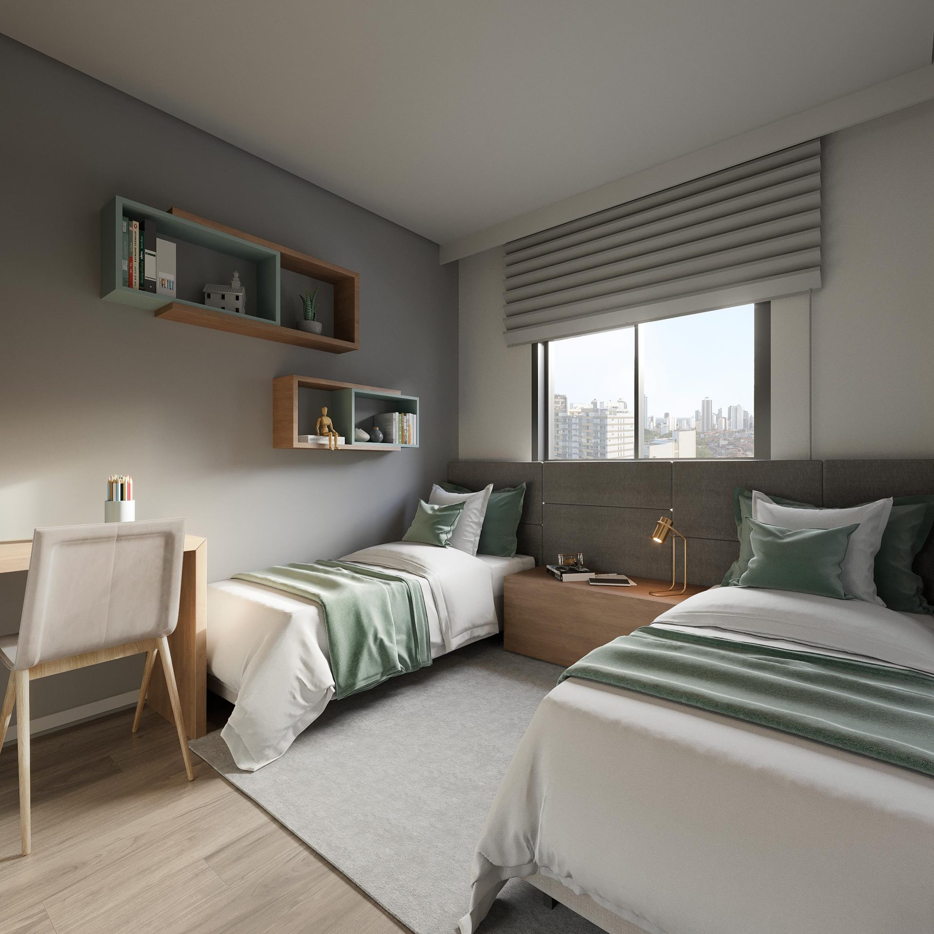 Dormitório • 65 m²