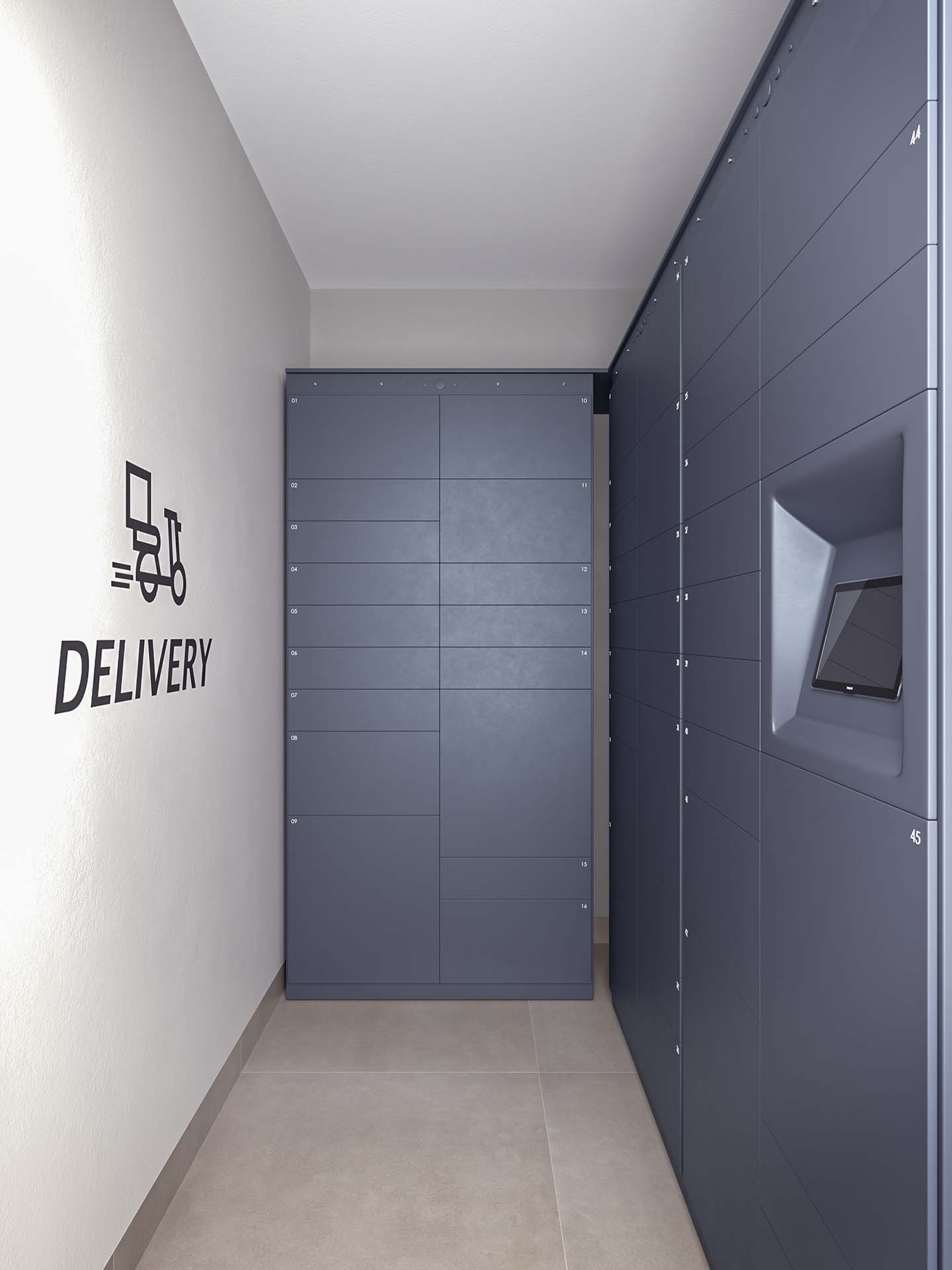 Delivery com lockers inteligentes