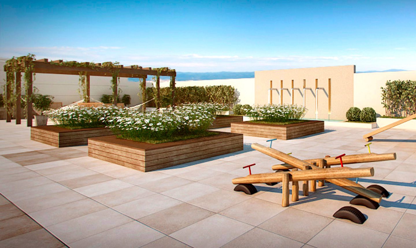 Área externa de lazer