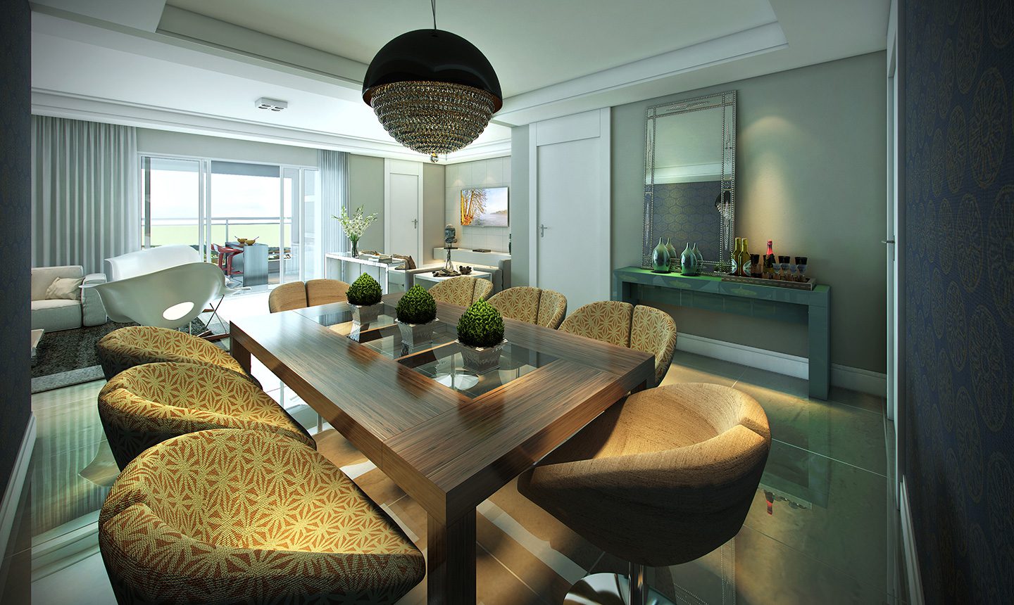 Sala de jantar • 175 m²