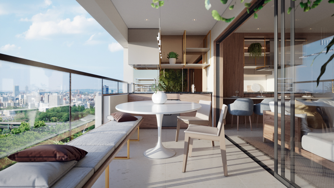 Varanda gourmet • 127 m²