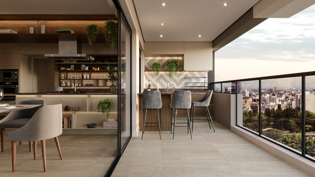 Varanda gourmet • 192 m²