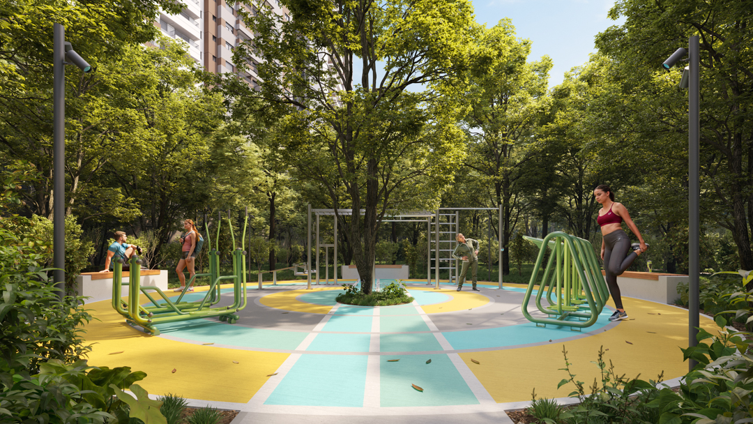 Academia bosque privativo