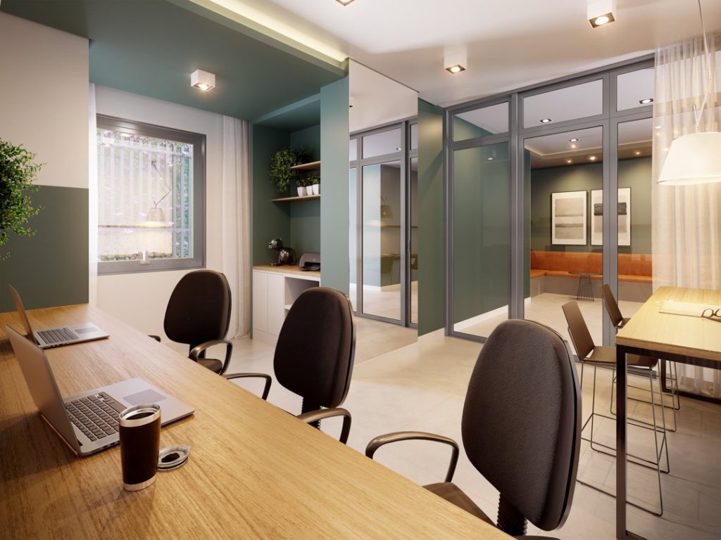 O que é coworking?A evolução dos espaços compartilhados no alto padrão residencial